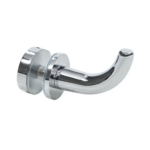 Polished Chrome Designer Robe Hook by C.R. Laurence