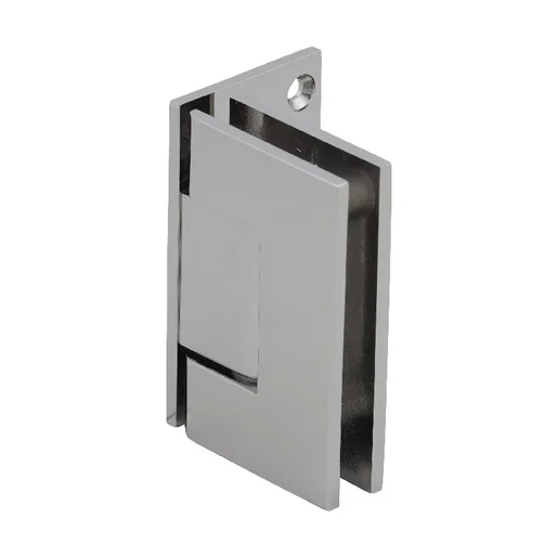 Polished Nickel Geneva 044 Series Wall Mount Offset Back Plate Hinge by C.R. Laurence