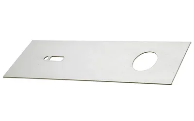 Polished Stainless Cover Plate for Overhead Concealed Door Closers