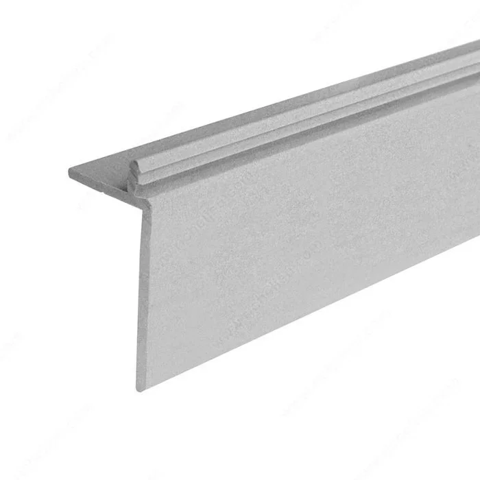 Polypropylene L-Shaped Cover Profile – Aluminum Color by Richelieu