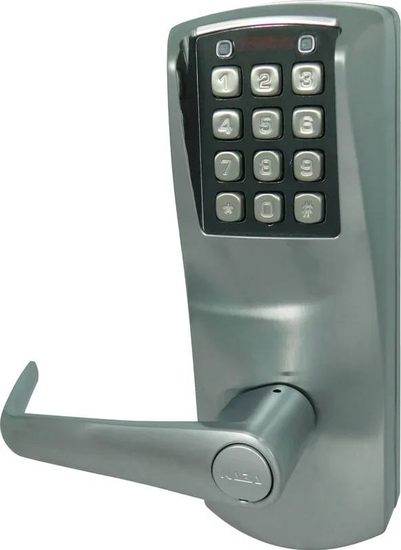 PowerPlex Self-Powered Electronic Pushbutton Exit Trim 100 Access Codes – DormaKaba
