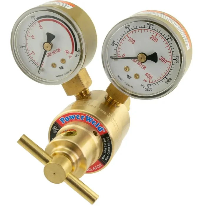 Powerweld Light Duty Acetylene Regulator for B Cylinder – 313AC-B