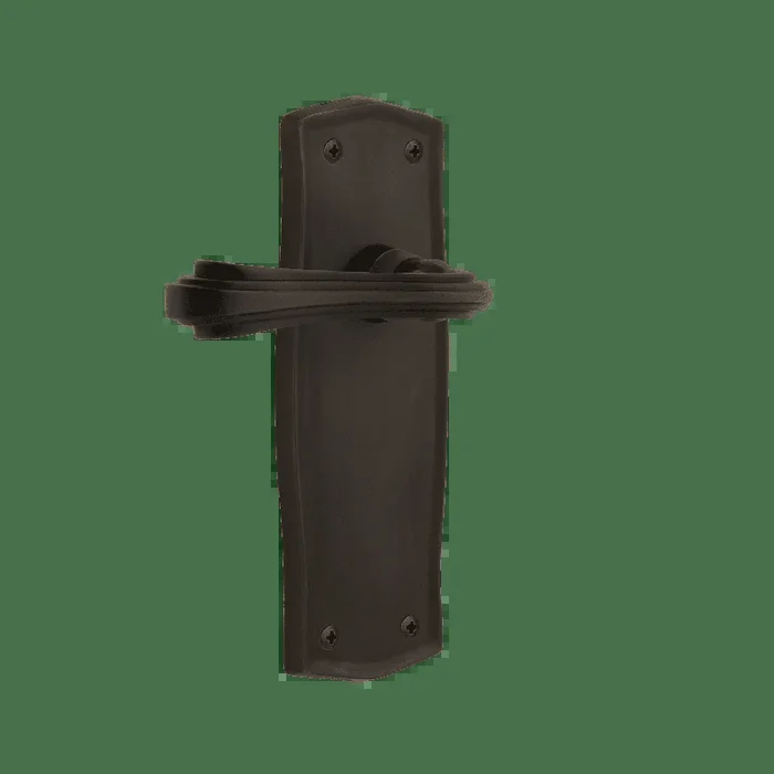 Prairie Long Plate with Fleur Lever in Oil-Rubbed Bronze – Nostalgic Vintage Hardware
