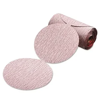 Premier Red Aluminum Oxide Dri-Lube Paper Discs, 5 in Dia., P320 Grit