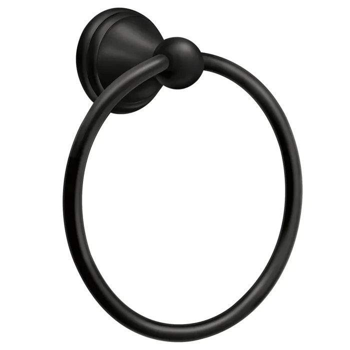 Preston Towel Holder – Matte Black Finish by Moen