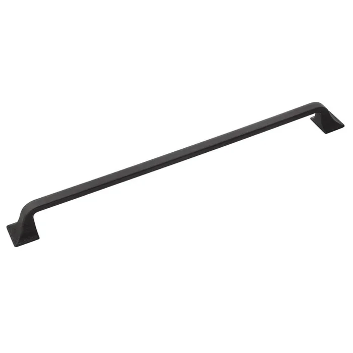 Pull 12 C/C Forge Black Iron Cabinet Handle by BELWITH