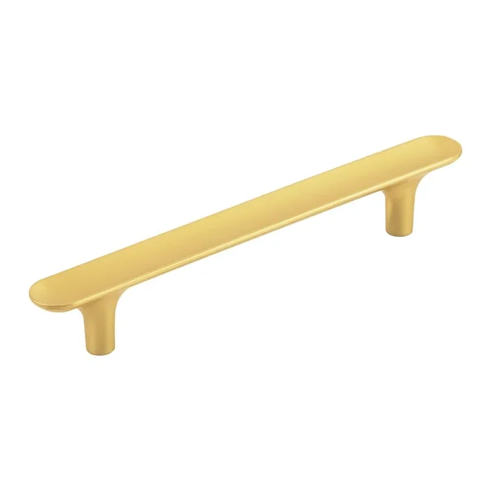 Pull 128mm C/C Brushed Gold Brass Cabinet Handle by BELWITH