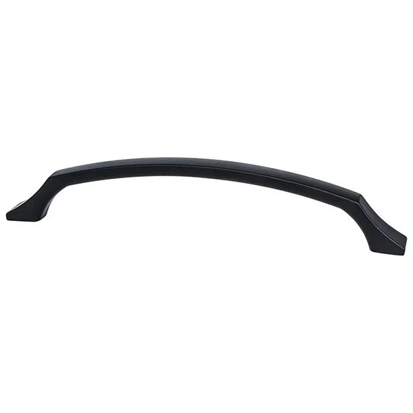 Pull 160mm Century Edge Matte Black Cabinet Handle by BERENSON