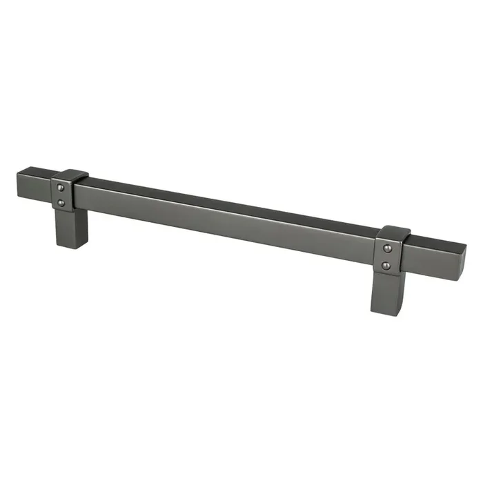 Pull 160mm Rivet Rebel Slate by BERENSON – Stylish Cabinet Handle