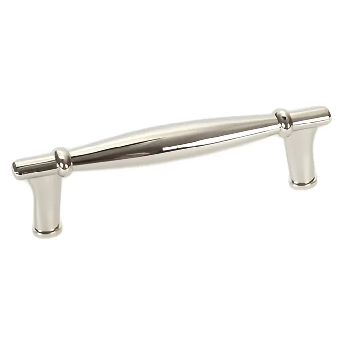 Pull 96mm Dierdra Polished Nickel by BERENSON – Elegant Cabinet Hardware