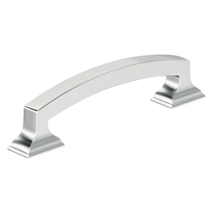 Pull 96mm E Transition Polished Chrome by AMEROCK – Cabinet Hardware