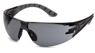 Pyramex Endeavor Plus Black Gray Frame/Gray Lens Safety Eyewear