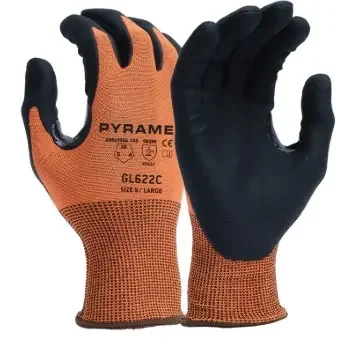 PYRAMEX GL622C MICRO FOAM NITRILE A6 CUT GLOVE XL