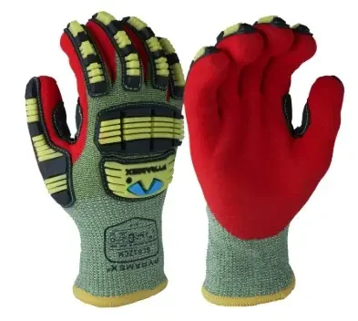 PYRAMEX INSULATED NITRILE SANDY IMPACT GLOVE CUT LEVEL A5 LARGE