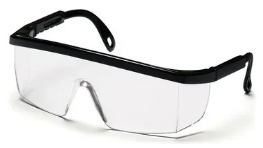 Pyramex Integra Black Frame/Clear Anti-Fog Lens Safety Eyewear
