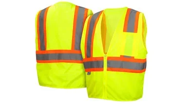 Pyramex RVZ22 Hi-Viz Lime Vest