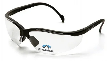 Pyramex V2 Readers Black Frame/Clear + 2.5 Lens Safety Eyewear