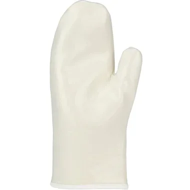 QRP Qualatherm Heat & Cold Resistant Mitt w/Silicon Rubber Outer Shell Nylon Lining – 12″ – White – 1/EA – 330-PIP-73G