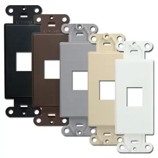 QuickPort 1-Port Modular Jack Adapter Frames Leviton 41641