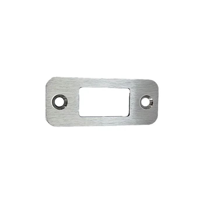 Radius Deadbolt Strike Satin Nickel Finish by Emtek