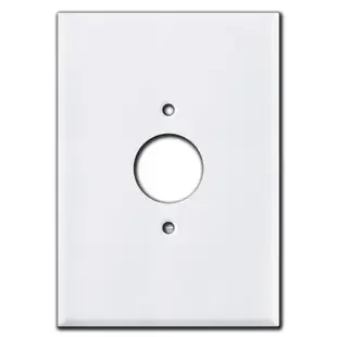 Really Big 6.38‘‘ Oversized Single Receptacle Cover – White