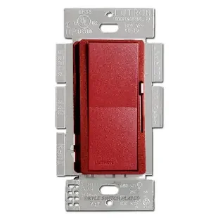 Red Decor Rocker Dimmer Switch – CFL LED Incandescent Lutron