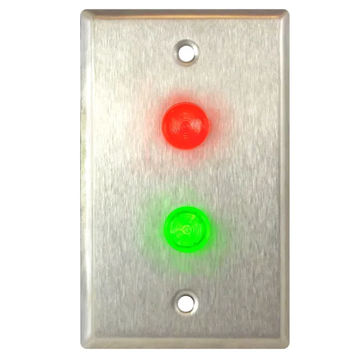 Red/Green High Intensity LED Door Status Indicator – Indoor Series by Dortronics Systems, Inc.