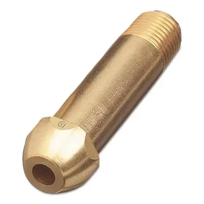 Regulator Inlet Nipple, 1/4 in (NPT), 4-1/2 in L, CGA-580/CGA-510/CGA-500/CGA-590