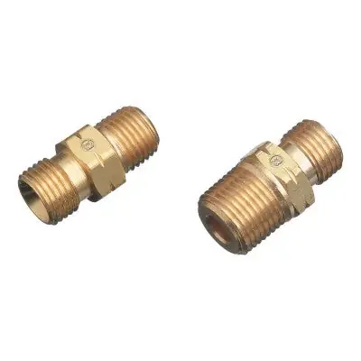 Regulator Outlet Bushing, 200 psi, Brass, B-Size, 1/2 in (NPT) RH, Male, Oxygen