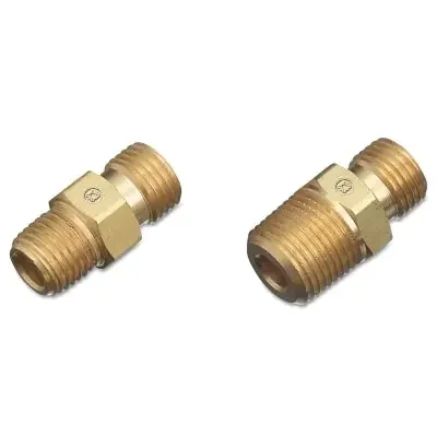 Regulator Outlet Bushing, 200 psi, Brass, C-Size, 1/2 in (NPT) RH, Male, Oxygen