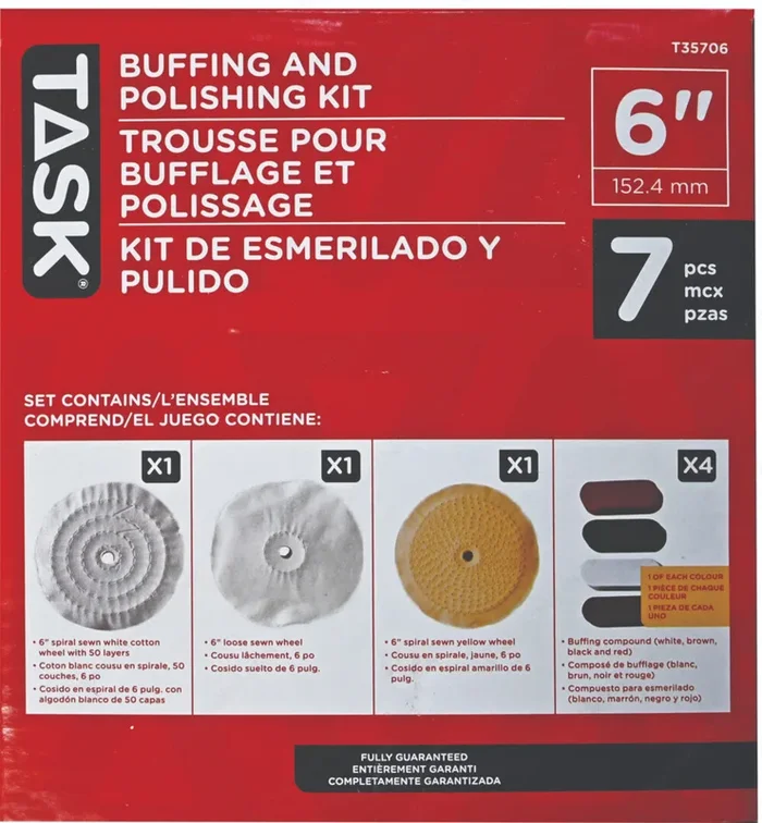 Richelieu Buffing/Polishing Kit for Woodworking
