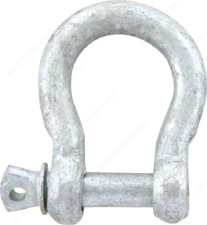 Richelieu Galvanized Anchor Shackle for Builders and Woodworking