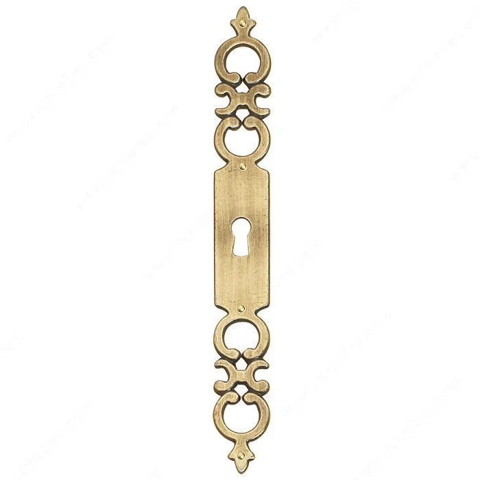 Richelieu Keyhole Plate – Decorative Hardware for Furniture