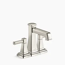 Riff Centerset bathroom sink faucet, 1.0 gpm Deck Mounted in Vibrant Polished Nickel