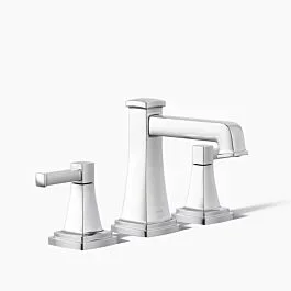 Riff Widespread bathroom sink faucet, 1.2 gpm Deck Mounted in Polished Chrome