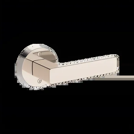 Right Hand Half Dummy Sharpe Lever with Contemporary Round Rose – Baldwin Reserve