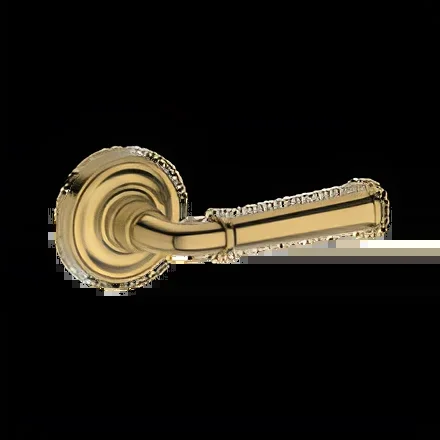 Right Hand Passage Dunsmoor Lever and Traditional Round Rose – Baldwin Reserve