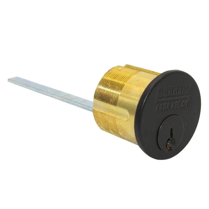 Rim Cylinder, RF Keyway, 6-Pin, 1-Bitted – Sargent