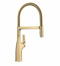 Rivana PVD Satin Gold Semi-Pro Kitchen Faucet 1.5