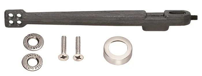 Rixson Polished Chrome 28 Series Center-Hung Floor Mounted Closer Arm