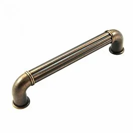 RK International Corcoran Pull 5-1/16″ (128mm) Center to Center, 5-11/16″ (144.5mm) Overall Length, Antique English Cabinet Pull / Handle