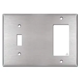 Rocker Blank Toggle Light Switch Cover – Stainless Steel