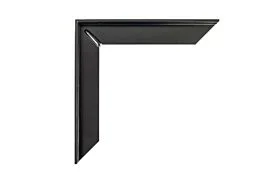 Rok Hardware 18″ (457mm) Projection Black Heavy-Duty Aluminum Brackets