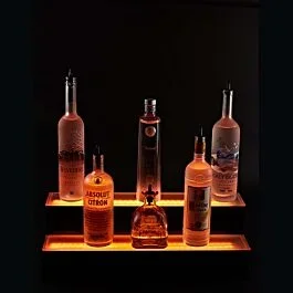 Rok Hardware 2 Tier 84″ (2134.5mm) Wide, Bar Top LED Bottle Display