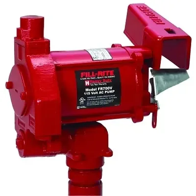 Rotary Vane Pumps with Manual Nozzle, 20 gpm, Rotary Vane Amp