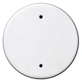 Round Blank Cover Plate for 1-Gang Box – 3.281‘‘ Screw Spacing