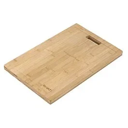 Ruvati 17 x 11 inch Bamboo Replacement Cutting Board for Ruvati Workstation Sinks
