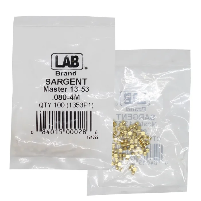 Sargent 4 Master Pin – Size .080 – Polybag of 100 Pins