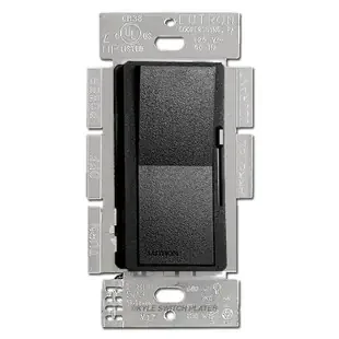 Satin Black Rocker Dimmer Switch – CFL LED Incandescent Lutron