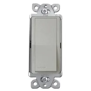 Satin Mist Gray 3-Way Decor Rocker Switch – Lutron